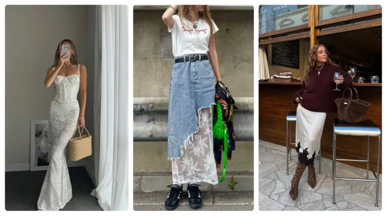 “15 Chic Ways to Wear a Lace Skirt in 2025”