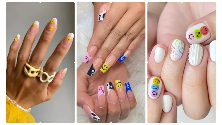 14 Adorable Emoji Nail Art Ideas