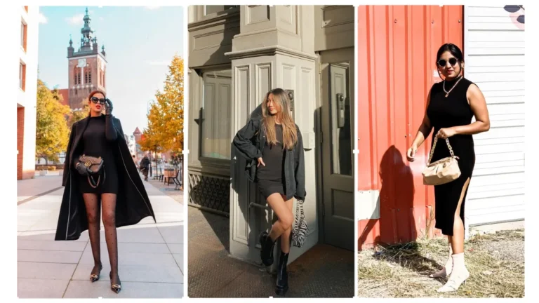 19 Chic Black Sweater Dress Outfit Ideas for Winter