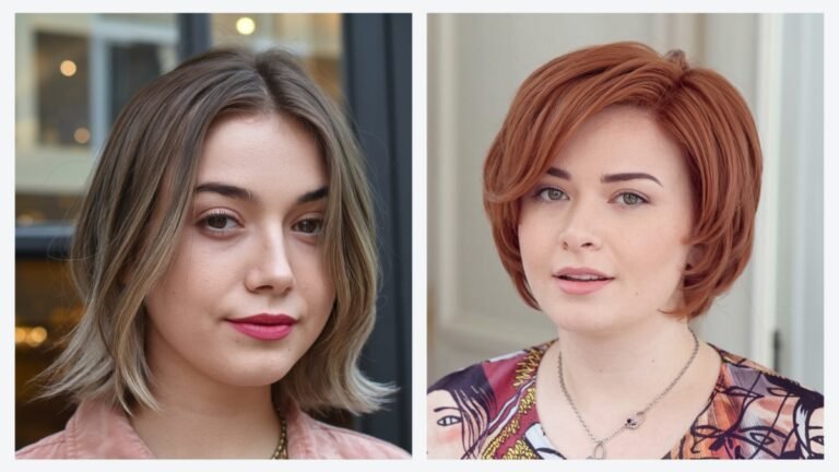 “19 Stylish Hair style for Rounder Faces to Look  Best”